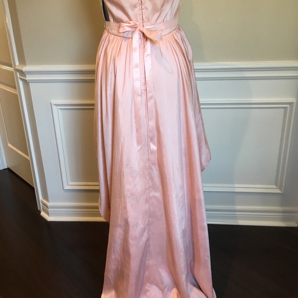 Long pink dress with floral open bottom (N… - Picture 4 of 7